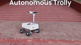 Autonomous Human-Following Trolley using NVIDIA Jetson NX and a ZED Stereo Camera