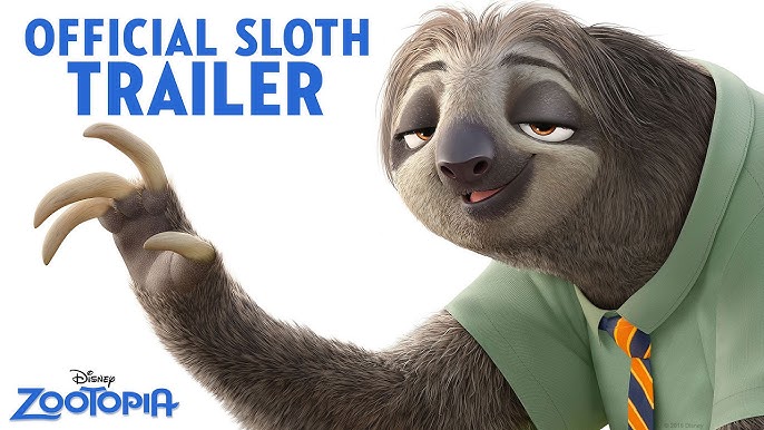 Preguiças trabalham no Departamento de Trânsito em mais um trailer de  ZOOTOPIA