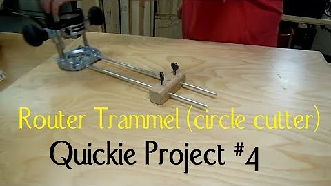 Router circle cutter (Quickie Project # 4)
