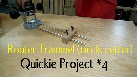 Router circle cutter (Quickie Project # 4)