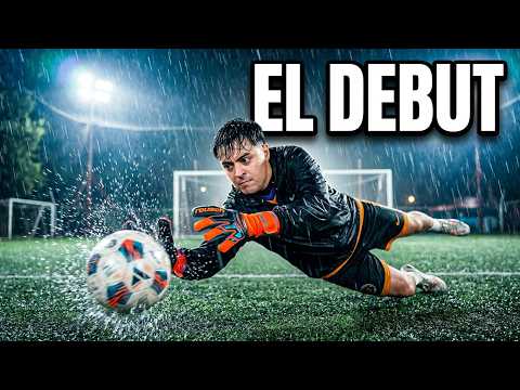 I MADE MY FIRST SAVE 🧤⚽ DID I DO WELL? | DEBUT at SIN MANOS FC (in the RAIN 😮)