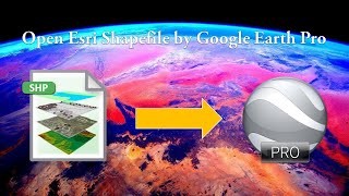 عرض ملفات Shapefile على برنامج جوجل إيرث برو