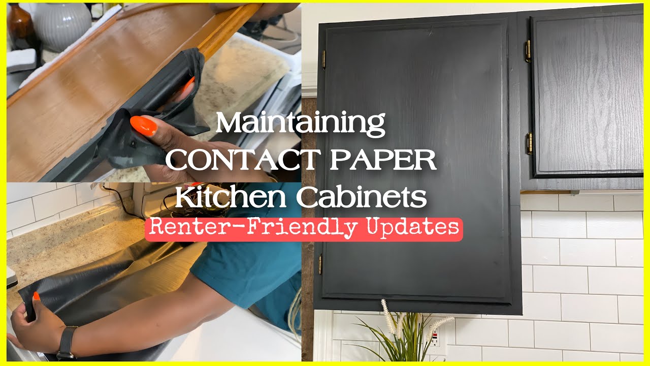 Re Wrapping Kitchen Cabinets With