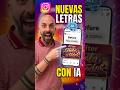 ¡TRUCO VIRAL! Cambia tus LETRAS de Instagram con IA 🎨✨