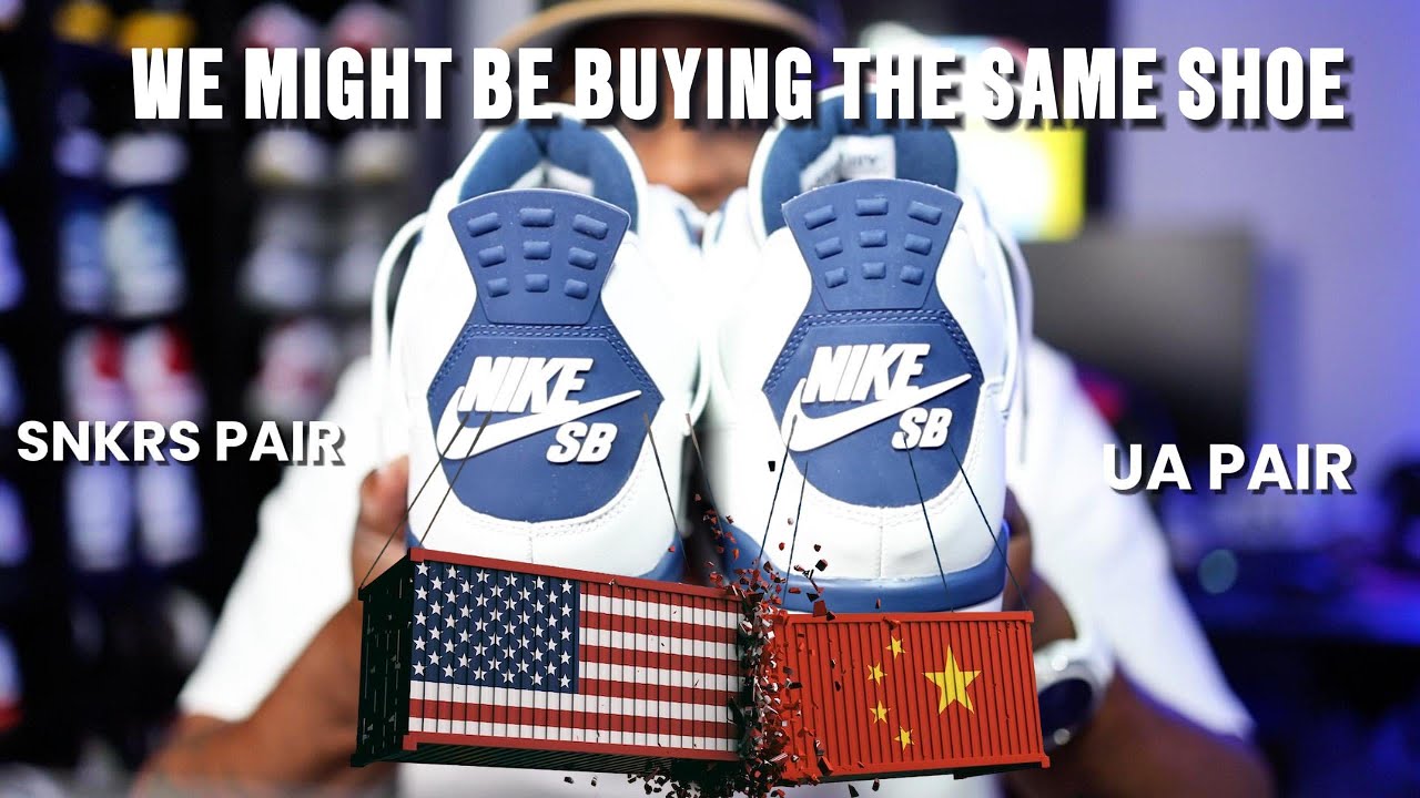 I Compared UA Jordan 4 SB Navys to My Retail Pair… You Might Be Buying the Same Shoe 👀"