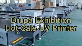 9060 UV Flatbed Printer Very Hot Sale At The Drupa Printing Exhibition