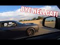 TWO KIDS IN A HELLCAT WANTED TO RACE MY 900WHP TRACKHAWK!!!