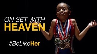 Heaven as Simone Biles (Behind The Scenes)