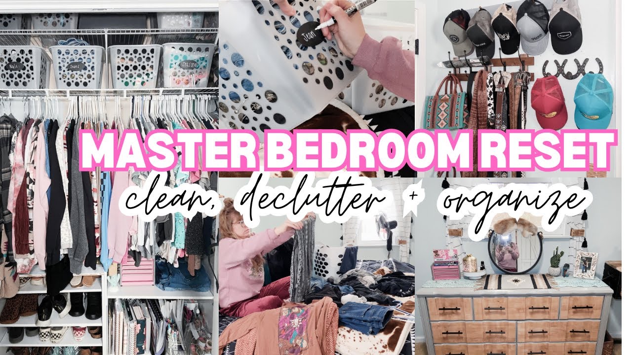 MASTER BEDROOM RESET | MAJOR CLEANING MOTIVATION | CLEANING ...