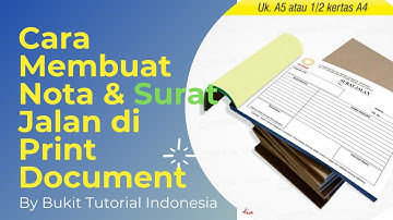 Cara Membuat Nota dan Surat jalan dengan Print Document di VB.Net