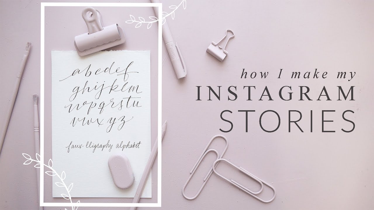 Start Making Stand-Out Instagram Stories! watercolor brands