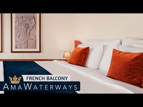 AmaLilia French Balcony Stateroom walkthrough tour