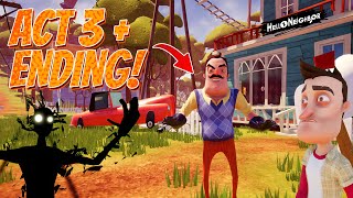 😱 ESCAPING the FINAL NIGHTMARE in Hello Neighbor ACT 3 + Ending!