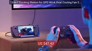 13-in-1 Docking Station for GPD Win4, Dual Cooling Fan 5 USB ... — Amazing Value 2026 | Must Have!