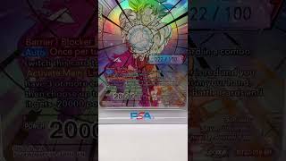 Rarest 1 in 92 BOXES Pull! PSA 10 Serialized MUI Son Goku Hit! #shorts #goku #dragonball #serial