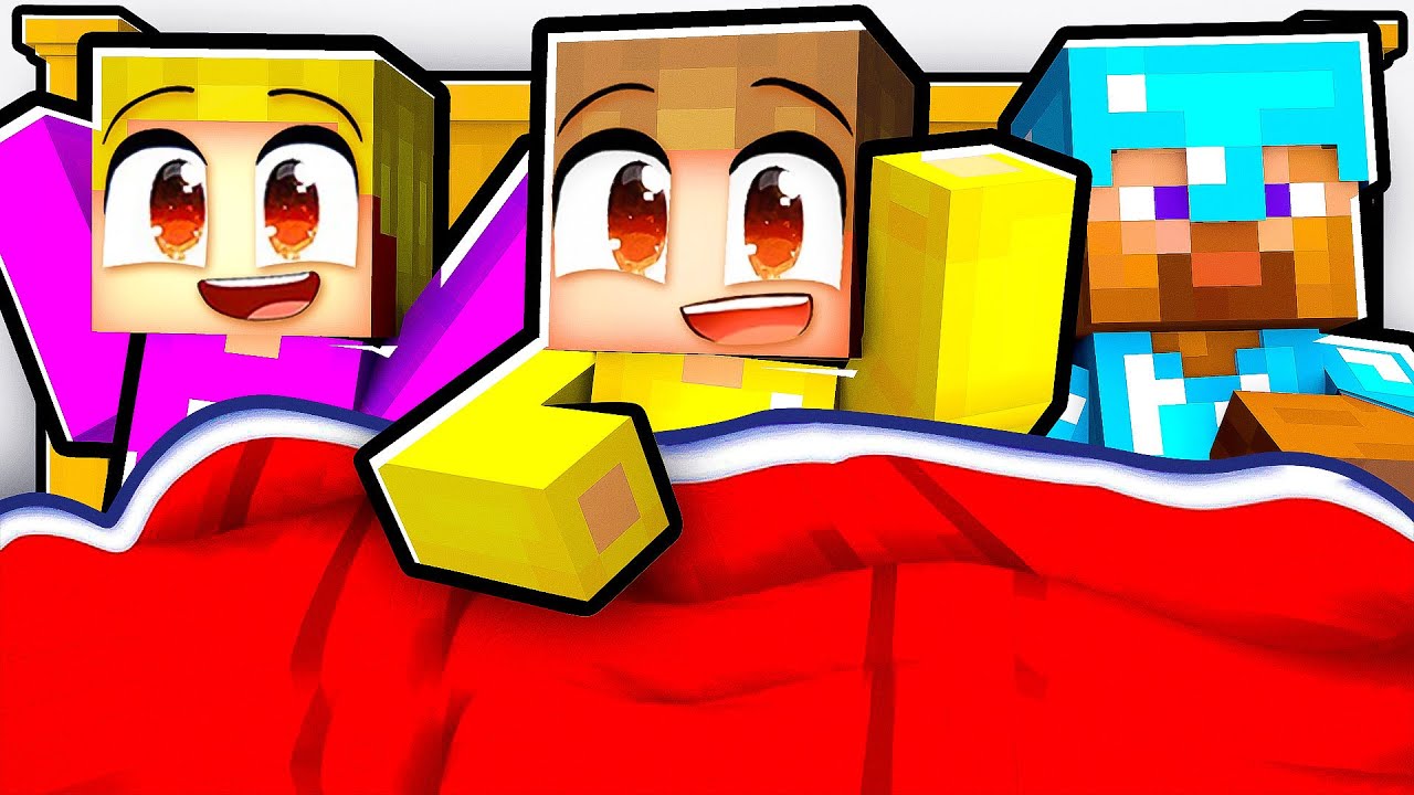 Iedereen Blijft Bij Mij Slapen! (Minecraft Survival)