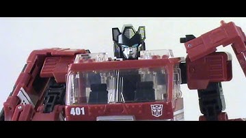 Video review of Transformers Universe/Classics 2.0 "Inferno"