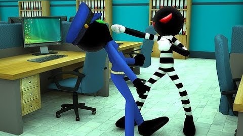 Stickman Bank Robbery Escape Android Gameplay