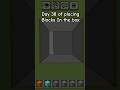 Day 38 Of Placing Blocks In The Box! || #minecraft#gaming#youtubeshorts#ytshorts#youtube#shorts#game