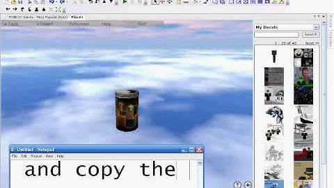 Roblox Tutorial: Retexture gear and hats