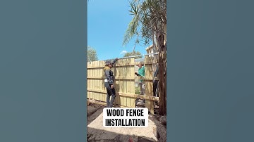 American Depot USA: New wood Fence Installation. #construction #fencing
