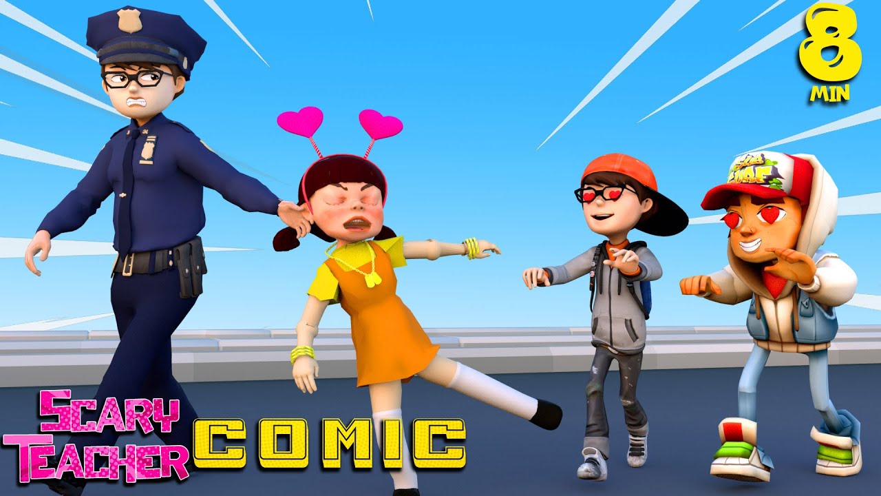 Good Nick Became Police - Scary Teacher 3D Sad Story Animation 