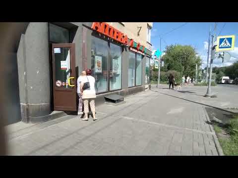 Центральная улица города Сортавала(ул  Карельская). Карелия