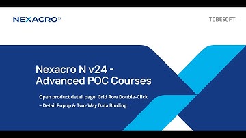 [Nexacro N v24 POC] Open product detail page: Grid Row Double-Click – Detail Popup & Two-Way Data ..