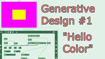 Color Harmony - Generative Design | Max/MSP Tutorial