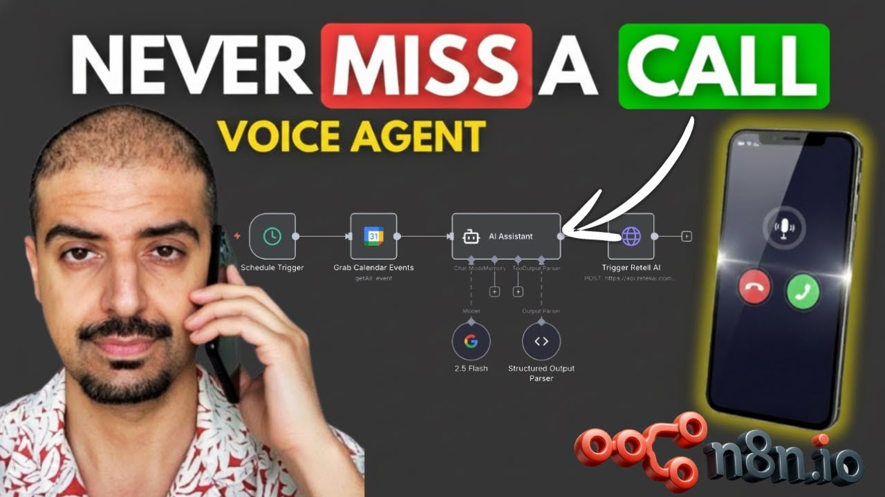 I Built an AI Voice Agent That Never Misses a Call (No Code) - YouTube