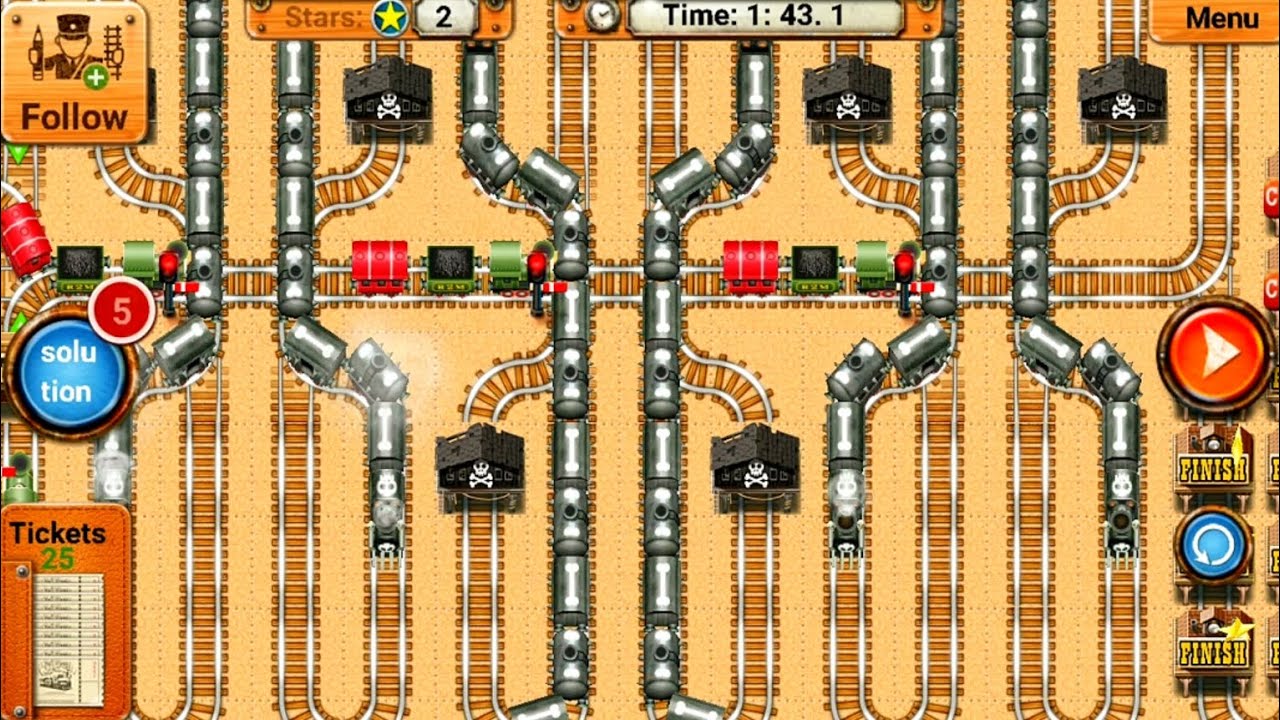 Rail Maze 2 - Train Puzzle Game - Android Gameplay 146