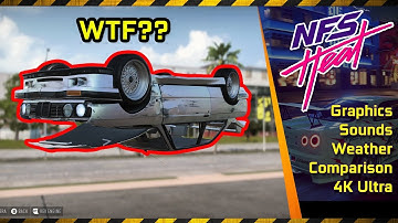 Need For Speed: Heat [4K ULTRA] Graphics, Sounds, Weather Comparison (NFS Heat PC)