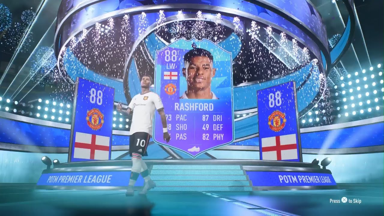 Premier League POTM 88 Marcus Rashford SBC - YouTube