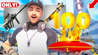Hitting 100 CROWN WINS in Chapter 3 Season 2 Using GRAY LOOT ONLY..