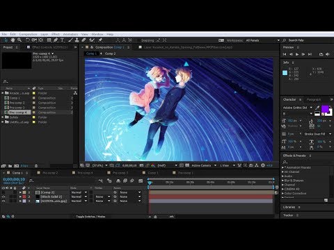 Video Hướng dẫn làm hình động Anime đơn giản (Background... - youtube