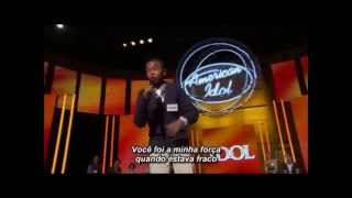 American Idol - David Leathers Jr. "Because you loved me" Legendado PTBR