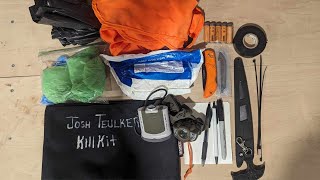A whitetail hunters recovery kit