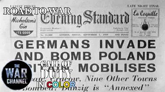 WW2 IN COLOR | The Road to War September – December 1939  | Call of Duty | Full Documentary