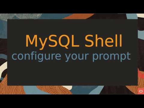 MySQL Shell : Configure your prompt