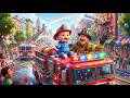 Baby Fire Truck Song 🚒 Fun Rescue Vehicle Song for Kids | Action Learning &amp; Adventure Video