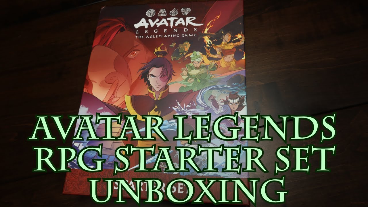 Avatar Legends RPG Starter Set Unboxing - YouTube