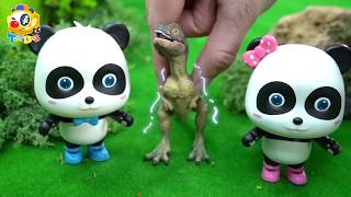 키키묘묘 공룡숲속 탐험기|아기공룡 발견~!|토이버스 장난감이야기|Kids Toys | Baby Doll Play | ToyBus
