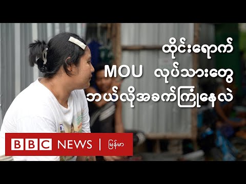 ထိုင်းရောက် MOU လုပ်သားတွေ ဘယ်လိုအခက်ကြုံနေရလဲ - BBC News မြန်မာ