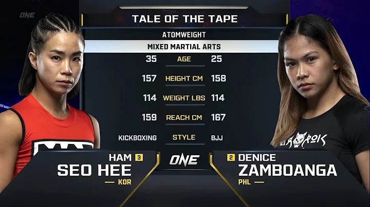 Ham Seo Hee vs. Denice Zamboanga | ONE Championshi...