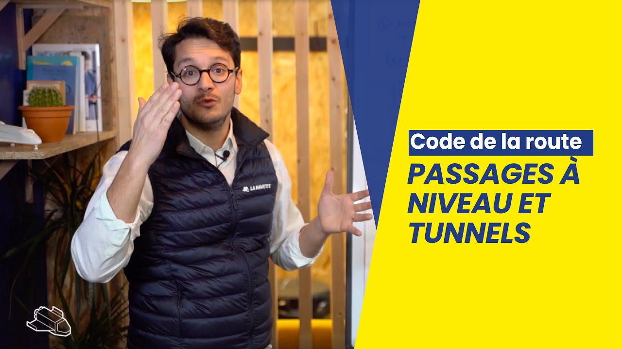 Les passages à niveau et tunnels - Code de la route 🛤️