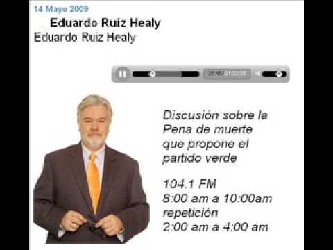 Eduardo Ruiz Healy, pena de muerte 01