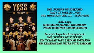 ALBUM BARU KE-2 JUDUL MERCUSUAR AMANAH NUSANTARA VERSI ORKESTRA SOFT || CIPT. SARINAH WF \u0026 TIM YRSS👇
