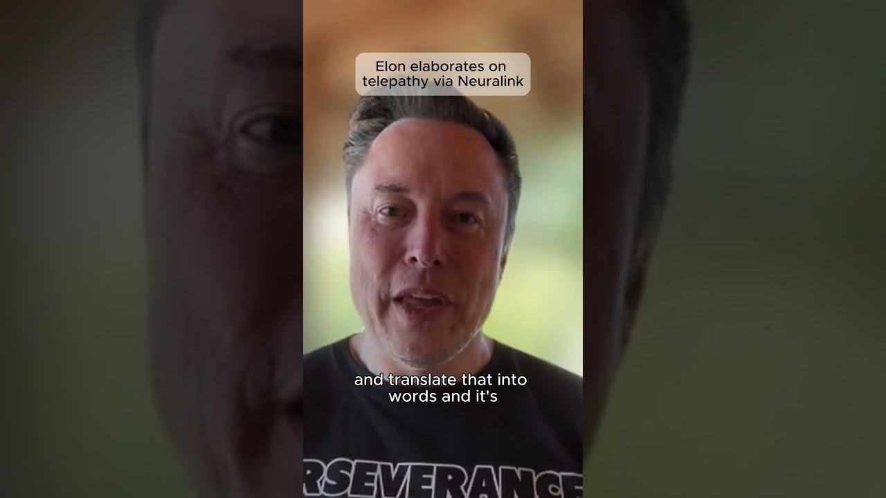 Elon Musk on telepathy and Neuralink