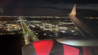 4K | Southwest Airlines “Imua One” Boeing 737 MAX 8 (N8710M) Early Morning Las Vegas Landing