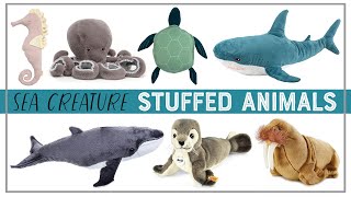 STUFFED ANIMALS * Sea Creatures/Turtle Whale Narwhal - Gift/Shopping Guide * HAPPY PRINTED LIFE